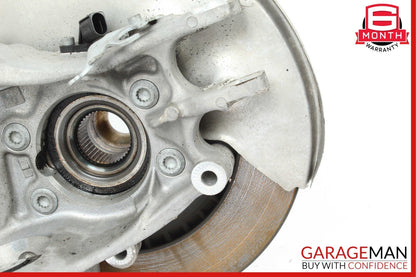 09-18 Audi Q5 A6 A7 Rear Left Side Wheel Spindle Knuckle Hub Bearing Disc Rotor