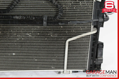 12-15 Mercedes R172 SLK250 1.8 Engine Cooling Radiator AC Air A/C Condenser Assy