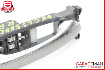 06-11 Mercedes W219 CLS500 Rear Right Side Exterior Door Handle Indium Gray OEM