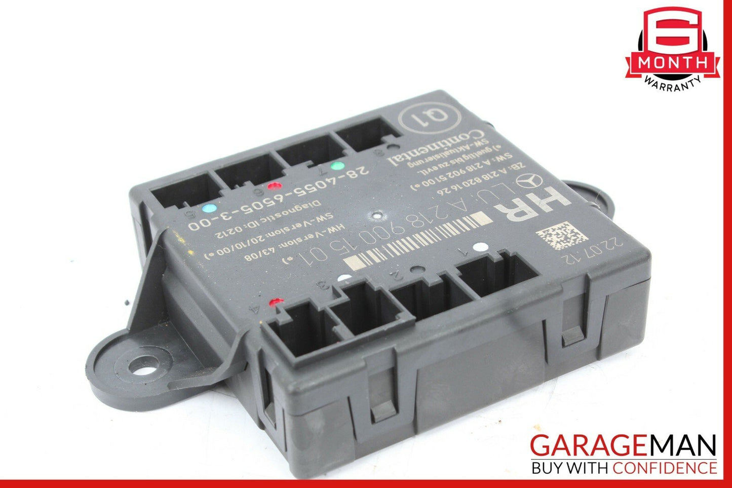 08-14 Mercedes W204 C250 C350 Rear Right Door Control Module Unit 2189001501
