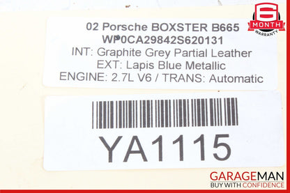 97-05 Porsche Boxster Carrera 996 Rear Left or Right Lower Control Arm Track OEM