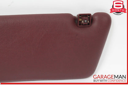 84-93 Mercedes W201 190E 190D Right Passenger Side Sunvisor Burgundy OEM