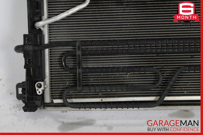 08-15 Mercedes C250 SLK250 Engine Radiator AC A/C Air Condenser Oil Cooler Assy