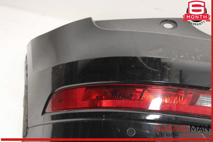 16-18 Audi Q3 Rear Bumper Cover w/ Parking PDC Sensors Black OEM