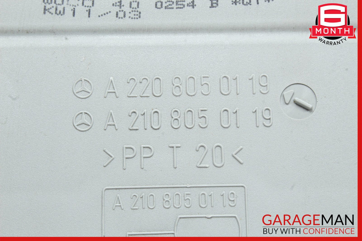 00-12 Mercedes R230 SL500 CL500 S430 Rear Seat Vacuum Pump Reservoir Tank OEM