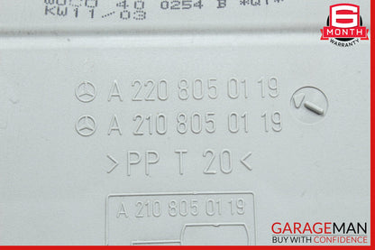 00-12 Mercedes R230 SL500 CL500 S430 Rear Seat Vacuum Pump Reservoir Tank OEM