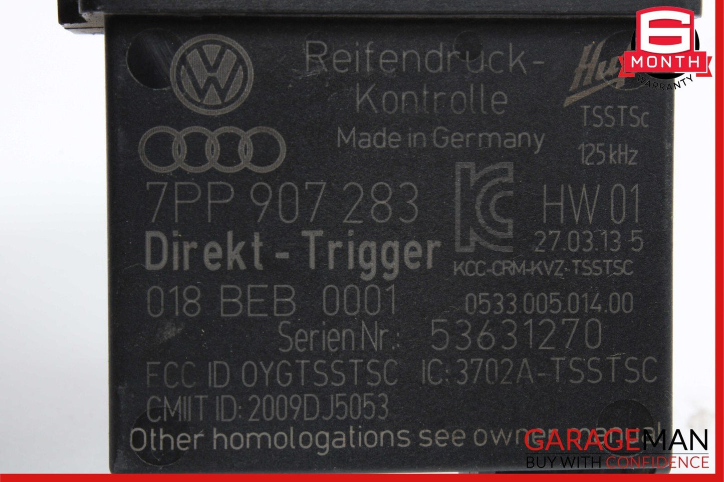 11-17 Porsche Cayenne 958 S Tire Pressure Monitoring System Control Module OEM