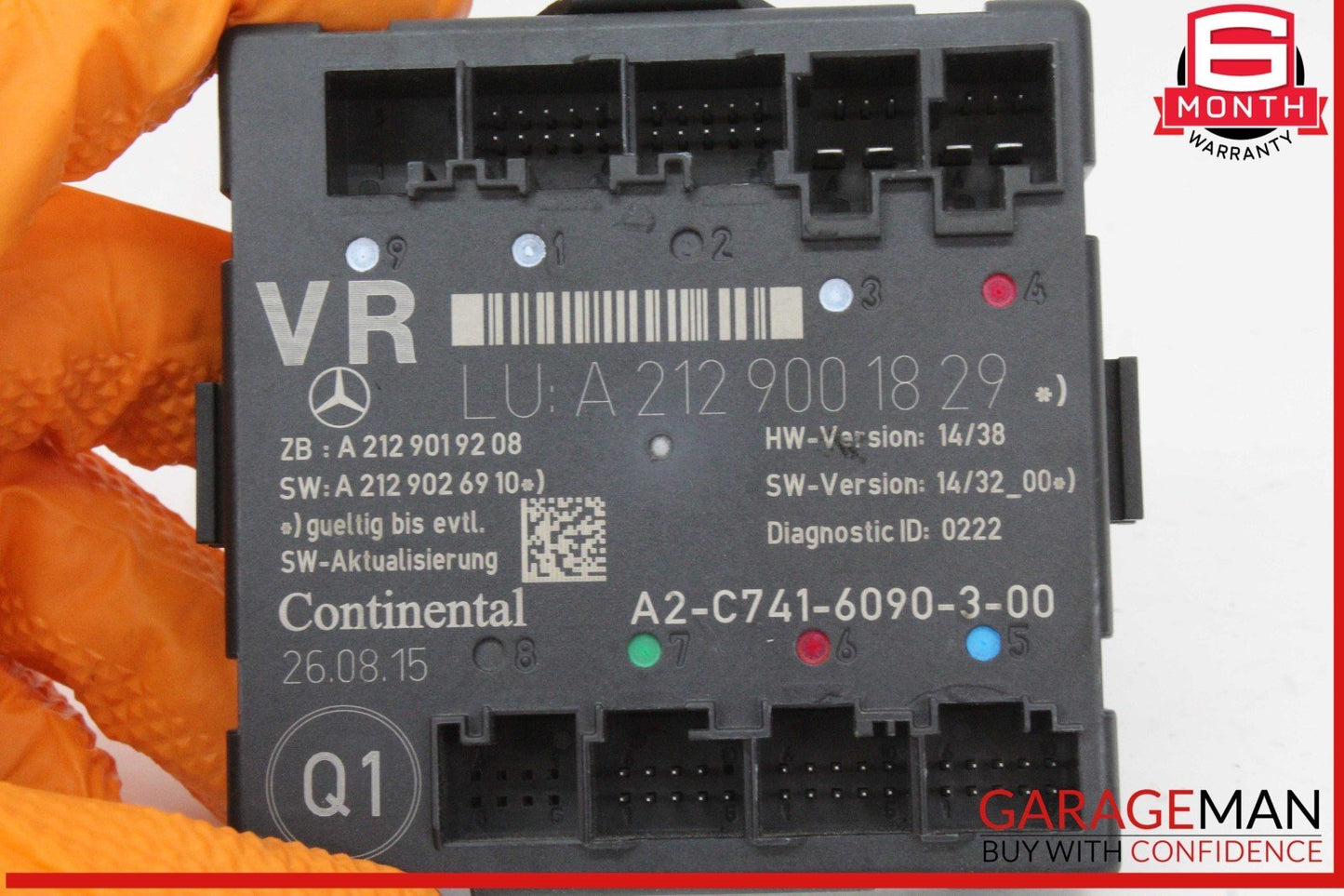 08-18 Mercedes W207 E400 E350 E550 Front Right Side Door Control Module Unit OEM