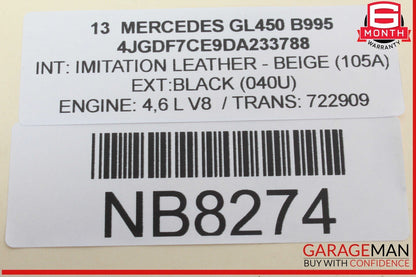 12-16 Mercedes X166 GL450 GL550 Rear Left Door Lock Latch Actuator OEM
