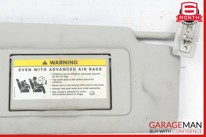 01-07 Mercedes W203 C230 Front Right Side Sunvisor Visor Sun Shade Sunshade Gray