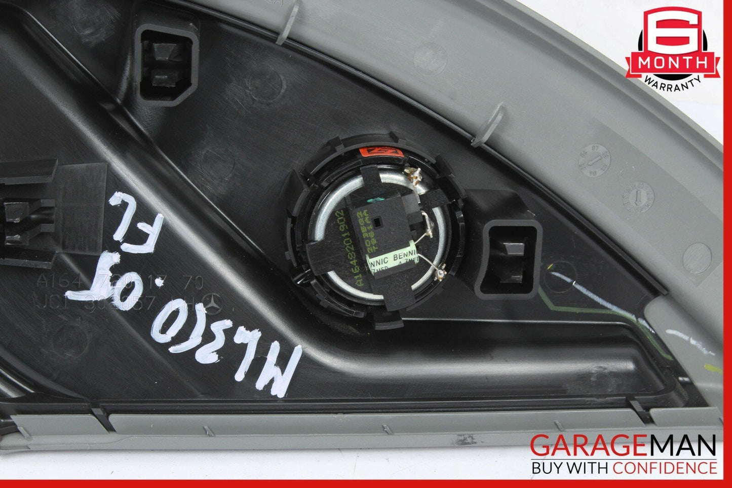 06-12 Mercedes ML350 GL450 Front Left Tweeter Speaker Door Mirror Cover Gray