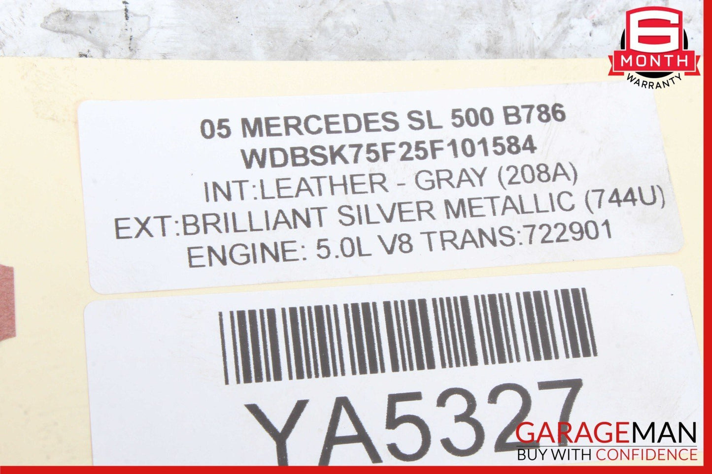 03-12 Mercedes R230 SL500 CLS350 Rear Left Side Upper Suspension Control Arm