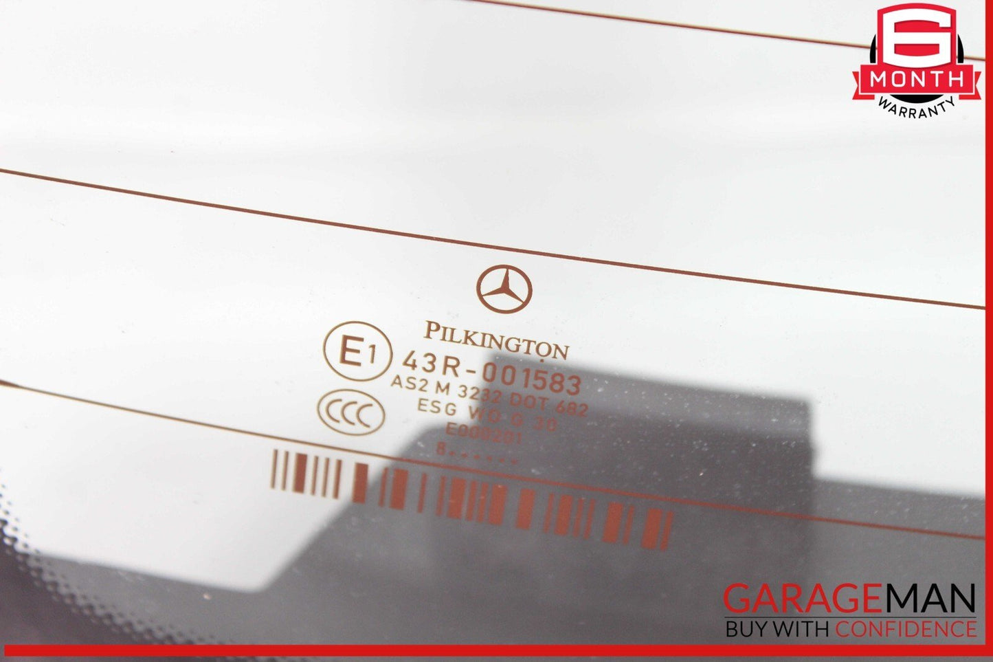 12-20 Mercedes R172 SLC43 AMG SLC300 Rear Back Windshield Glass OEM