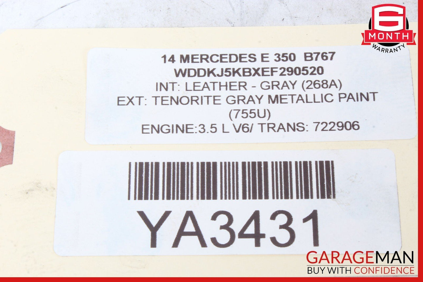 08-18 Mercedes W207 E350 C300 Rear Right or Left Side Lower Thrust Control Arm