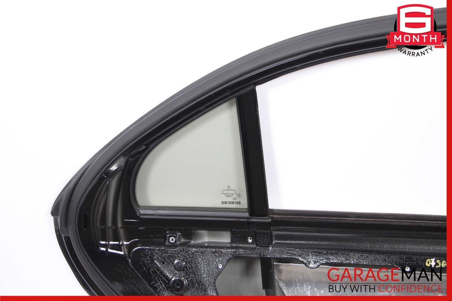 07-13 Mercedes W221 S550 S600 Rear Left Driver Side Exterior Door Shell Black