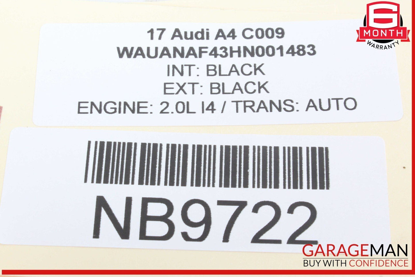 17-24 Audi A4 Keyless Entry Antenna Module Unit 4M0907247 OEM