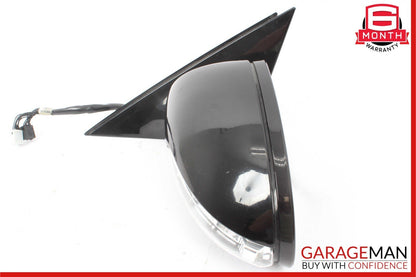 07-09 Mercedes W221 S550 S600 Front Left Side Mirror Door Rear View Black OEM