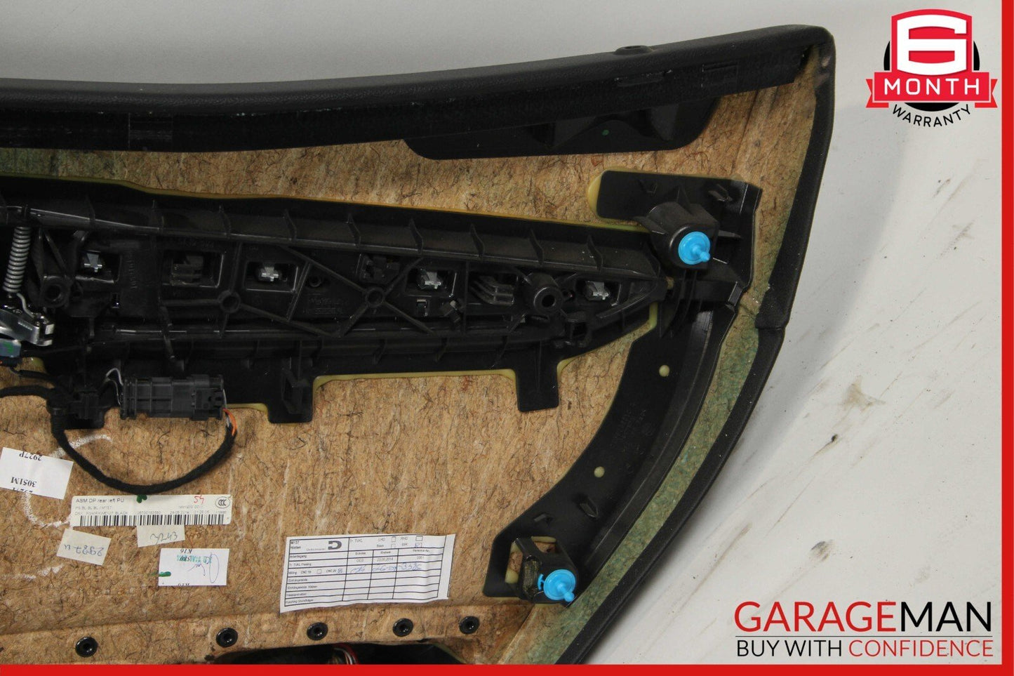 14-17 Maserati Ghibli Rear Left Side Complete Interior Door Panel Cover Black