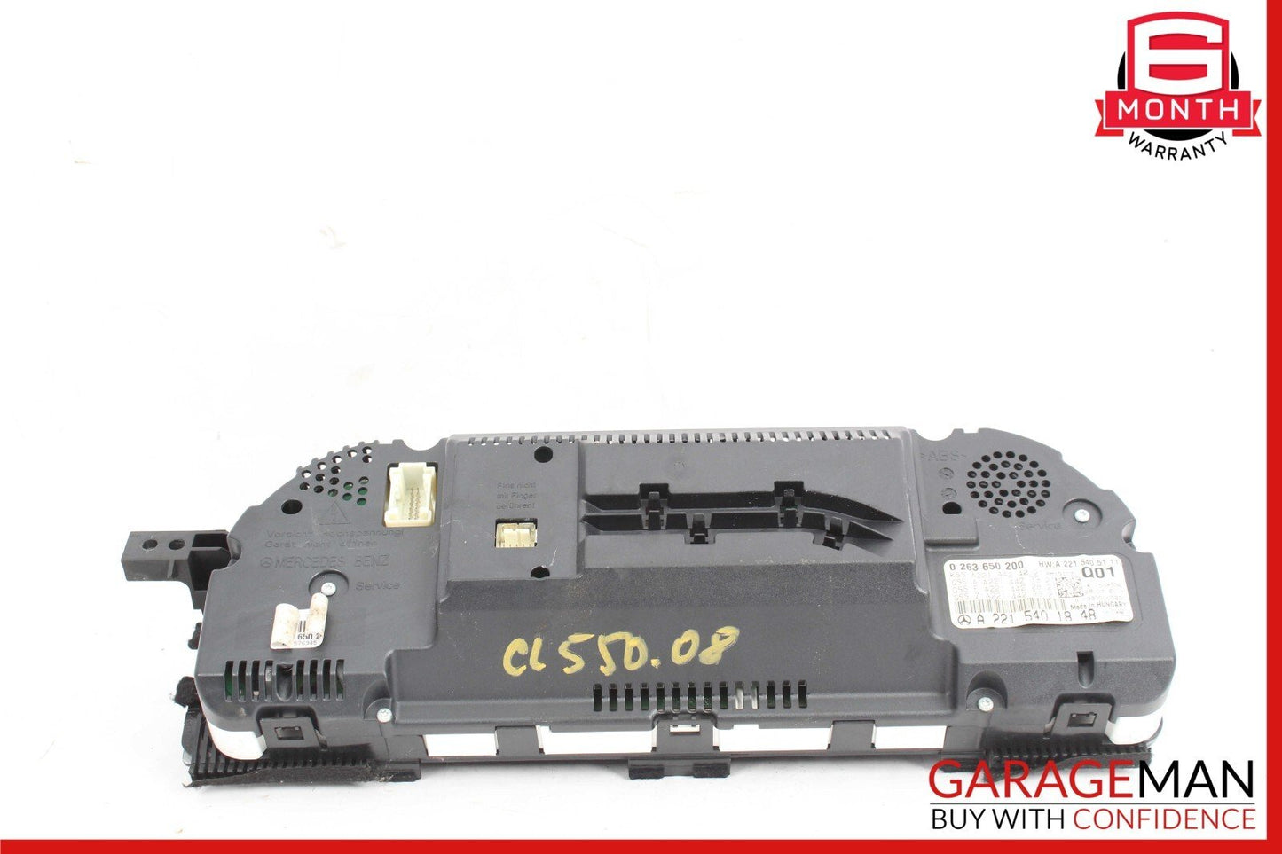 07-10 Mercedes W216 CL550 S550 S600 Instrument Cluster Speedometer OEM
