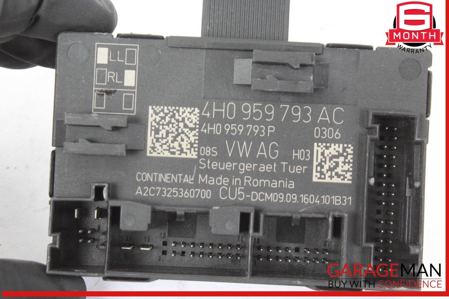 15-24 Porsche Macan Front Left Driver Side Door Control Module 4H0959793AC OEM