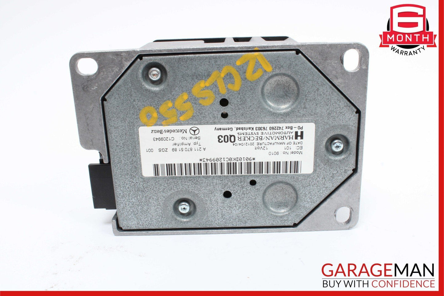 08-18 Mercedes W218 CLS500 R350 Subwoofer Amp Amplifier Harman Becker OEM