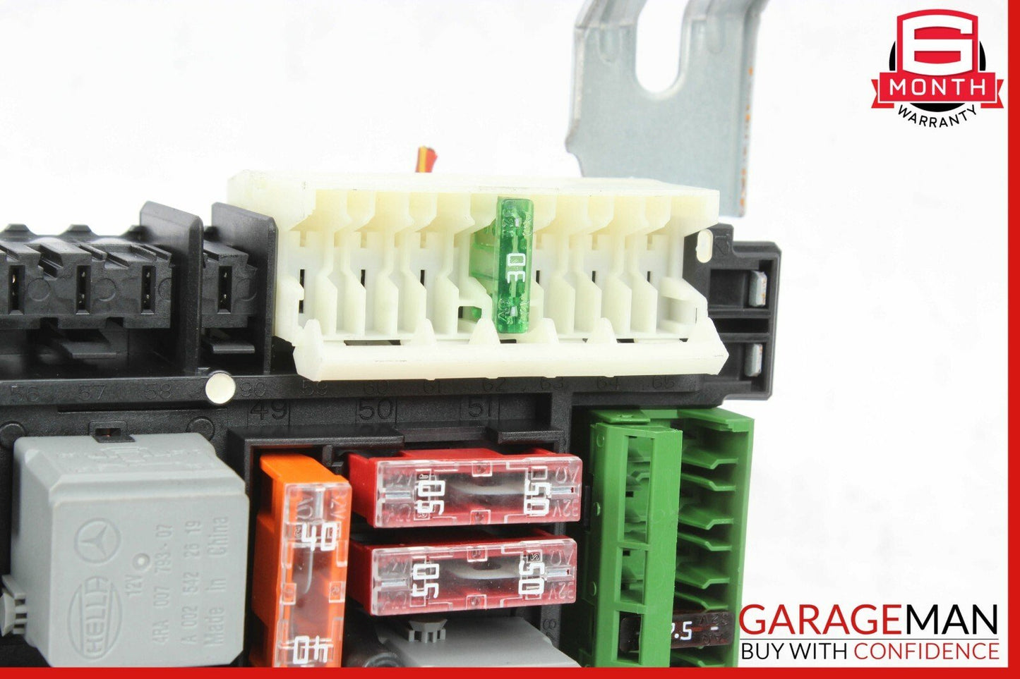 12-14 Mercedes W204 C250 C350 C63 AMG Rear SAM Fuse Box Relay Module Assembly