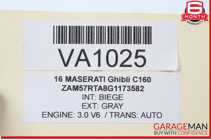 14-17 Maserati Ghibli Rear Trunk Lid Lock Latch Actuator 670033056 OEM