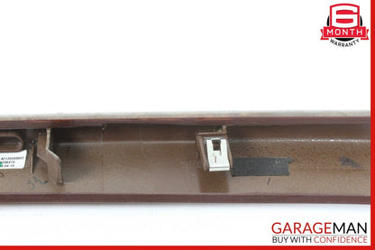 10-16 Mercedes W212 E350 E400 E500 Left Side Center Console Trim Strip Wood OEM