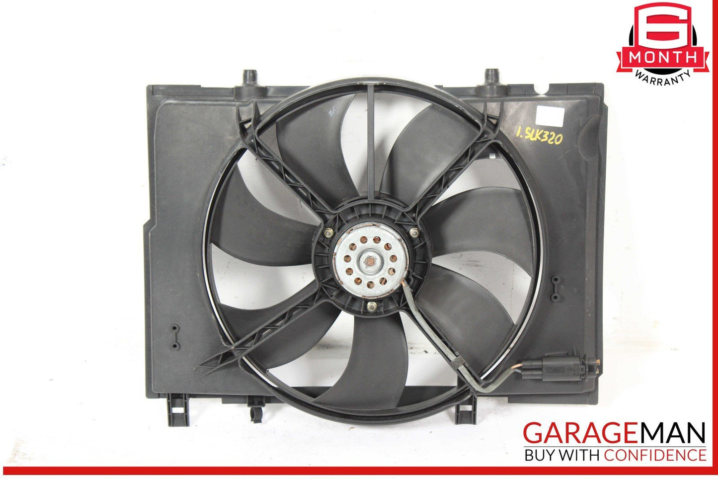Mercedes R170 SLK320 Engine Motor Cooling Radiator Fan Assembly OEM