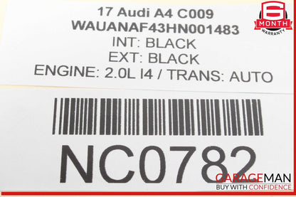 17-24 Audi A4 Front Left Driver Side Lower Rearward Control Arm 8W0407695B OEM