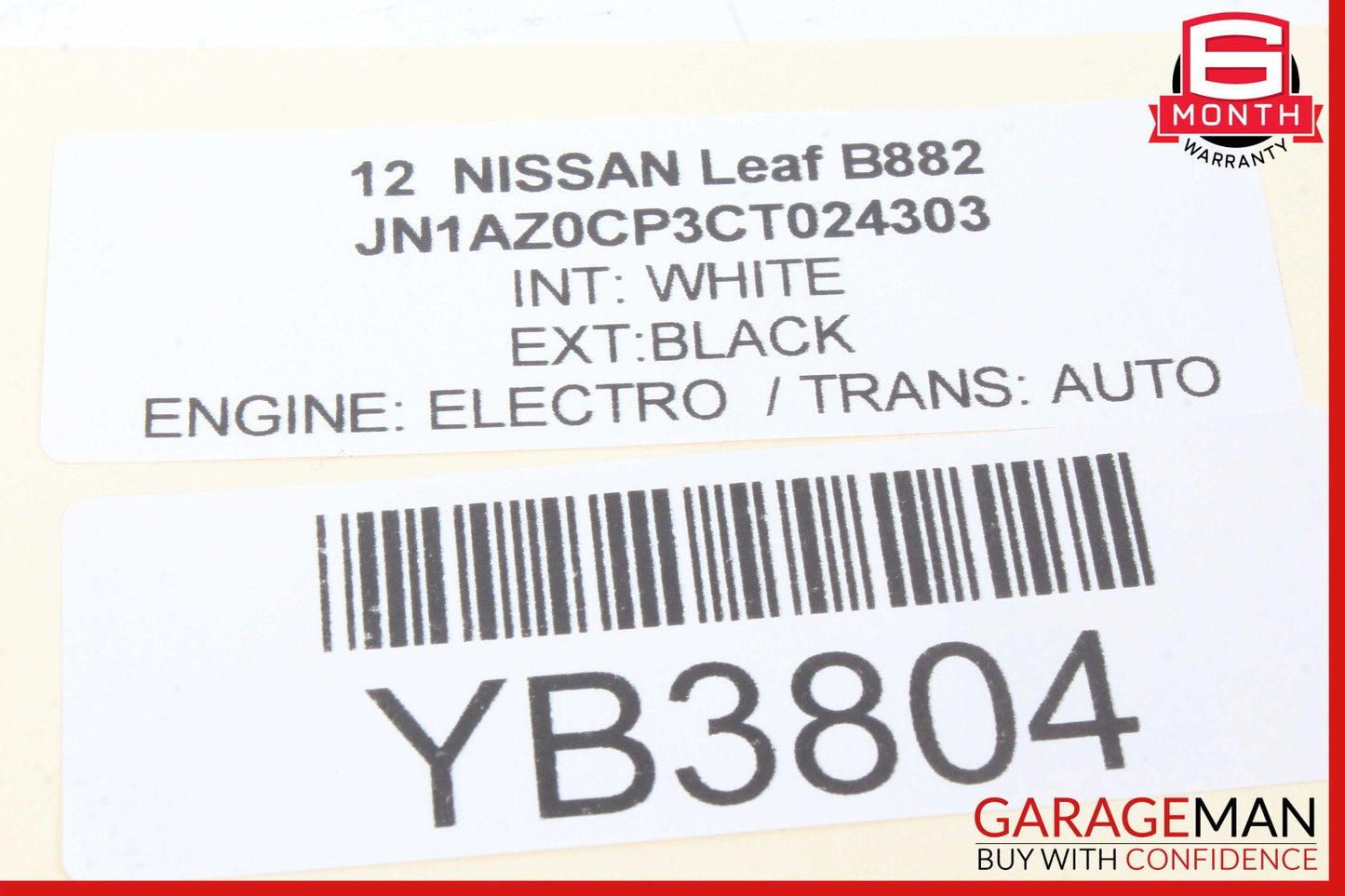 11-17 Nissan Leaf Rear Right Door Window Switch OEM