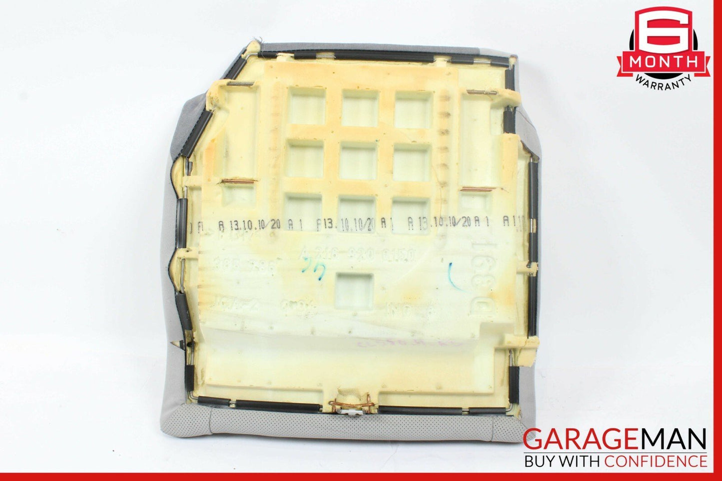 07-14 Mercedes W216 CL550 Rear Left Bottom Lower Seat Cushion Grey OEM