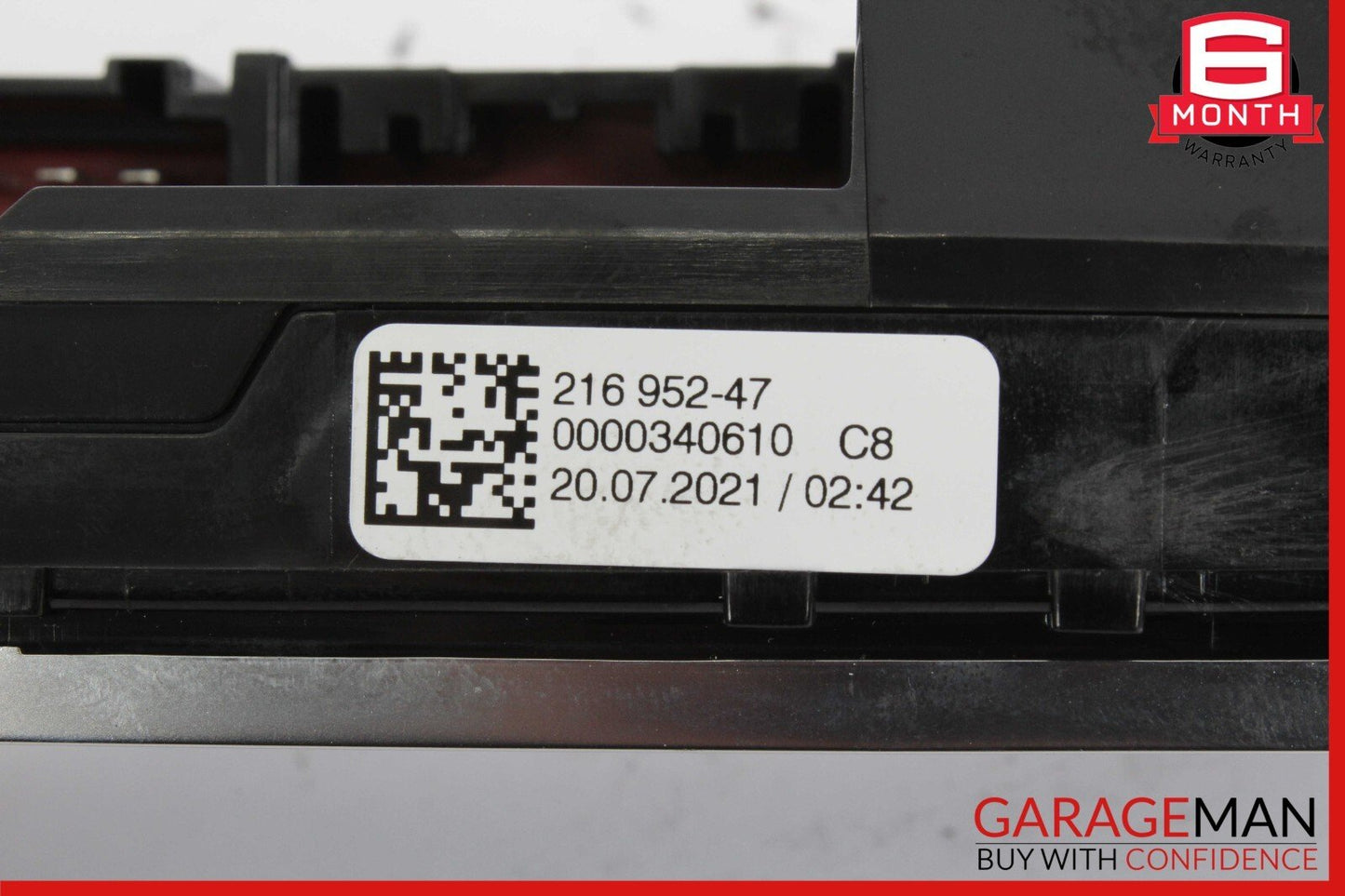19-23 AUDI Q8 REAR SEAT HVAC A/C HEATER CONTROL DISPLAY 4K0919158C OEM