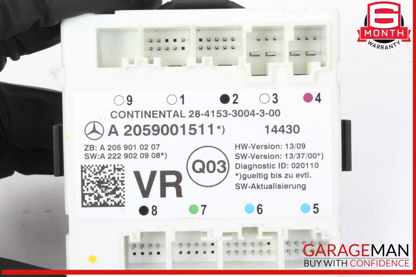15-20 Mercedes W205 C300 Front Right Passenger Side Door Control Module Unit OEM