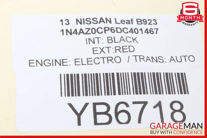 13-14 Nissan Leaf Rear Right Passenger Side Seatbelt Seat Belt Retractor OEM