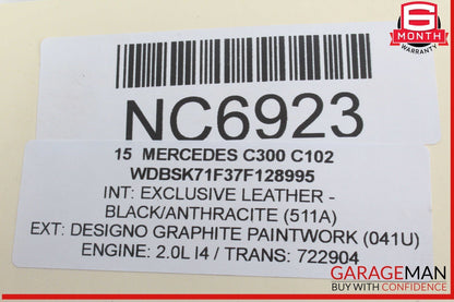 15-20 Mercedes W205 C300 C350e Front Left Side Door Window Regulator Motor OEM