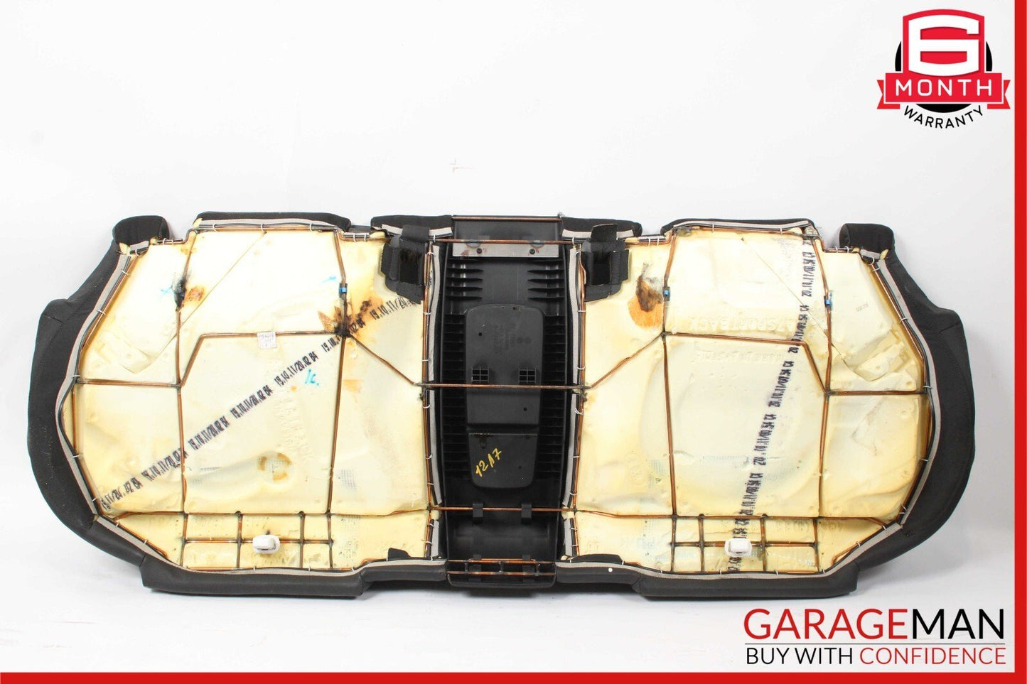 12-18 Audi A7 Rear Bottom Lower Seat Bench Cushion Cover Black OEM