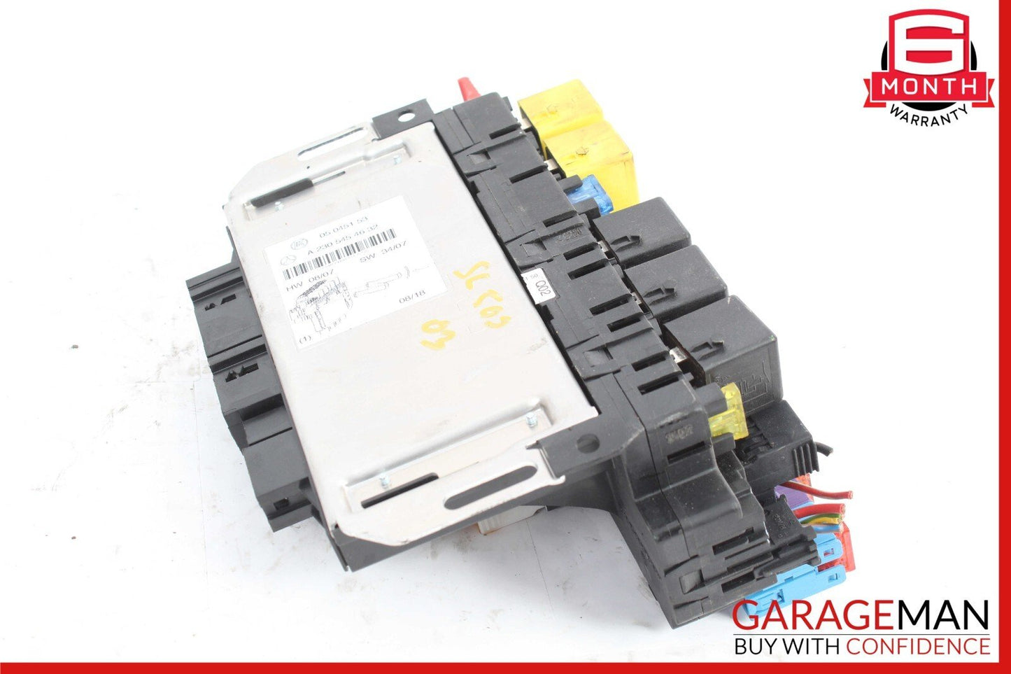 03-12 Mercedes R230 SL600 SL63 AMG Front Left SAM Fuse Box Control Module Assy