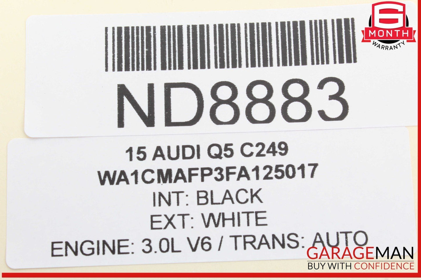 13-17 Audi Q5 A4 Coolant Reservoir Tank Bottle 8K0121403 OEM