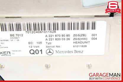 07-09 Mercedes W221 S550 S600 Head Unit Command CD Navigation OEM