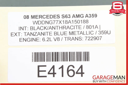 07-13 Mercedes W221 S63 Door Lock Switch Front Left Driver 2218213051 OEM