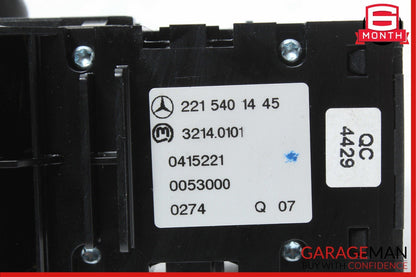 07-13 Mercedes W221 S550 CL550 Electronic Parking Button Switch 2215401445 OEM