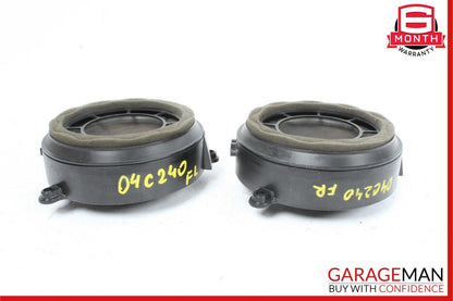 01-07 Mercedes W203 C240 Front Right & Left Side Door Sound Audio Speakers Set