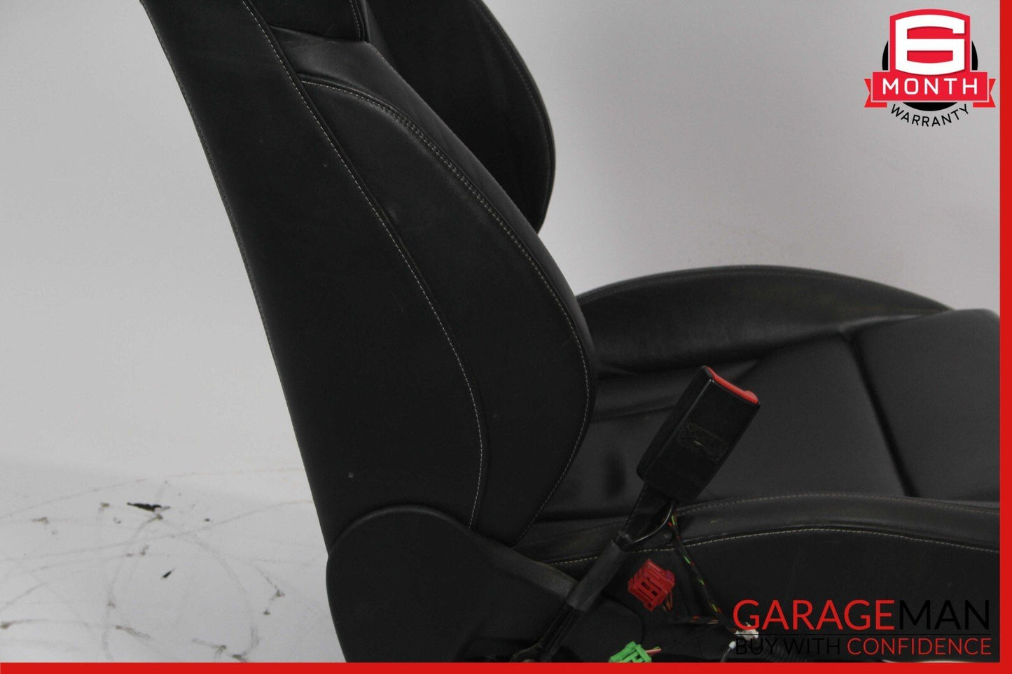 09-17 Audi Q5 Front Left Side Complete Seat Cushion Cover Assembly Black