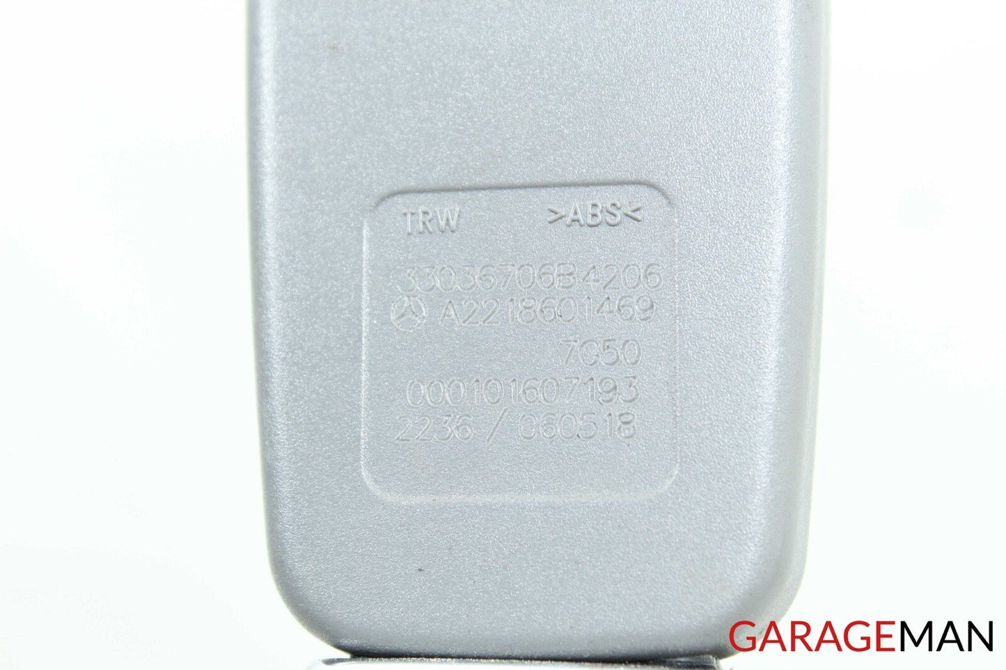 07-13 MERCEDES W221 S550 CL65 AMG FRONT RIGHT PASSENGER SEAT BELT BUCKLE OEM