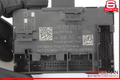 15-24 Porsche Macan 95B Front Right Side Door Control Module 4H0959792S OEM