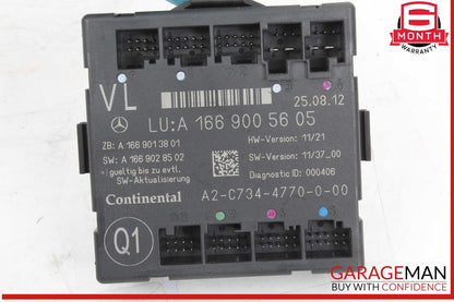 12-19 Mercedes X166 GL450 Front Left Drive Side Door Control Module Unit OEM