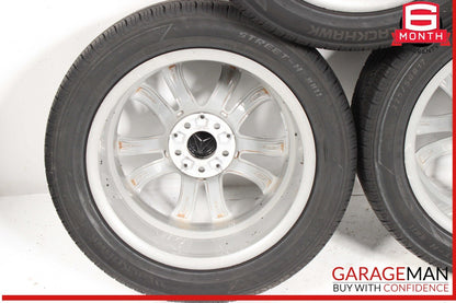 15-18 Mercedes W205 C300 Complete Wheel Tire Rim Set of 4 Pc 7Jx17H2 ET48.5 OEM