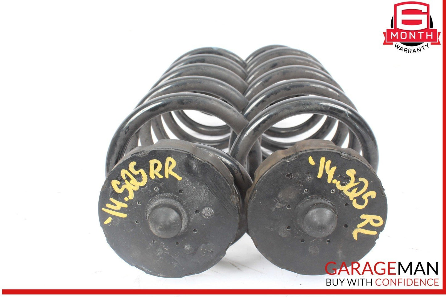 14-17 Audi SQ5 Rear Left and Rear Right Side Coil Spring Set of 2 OEM