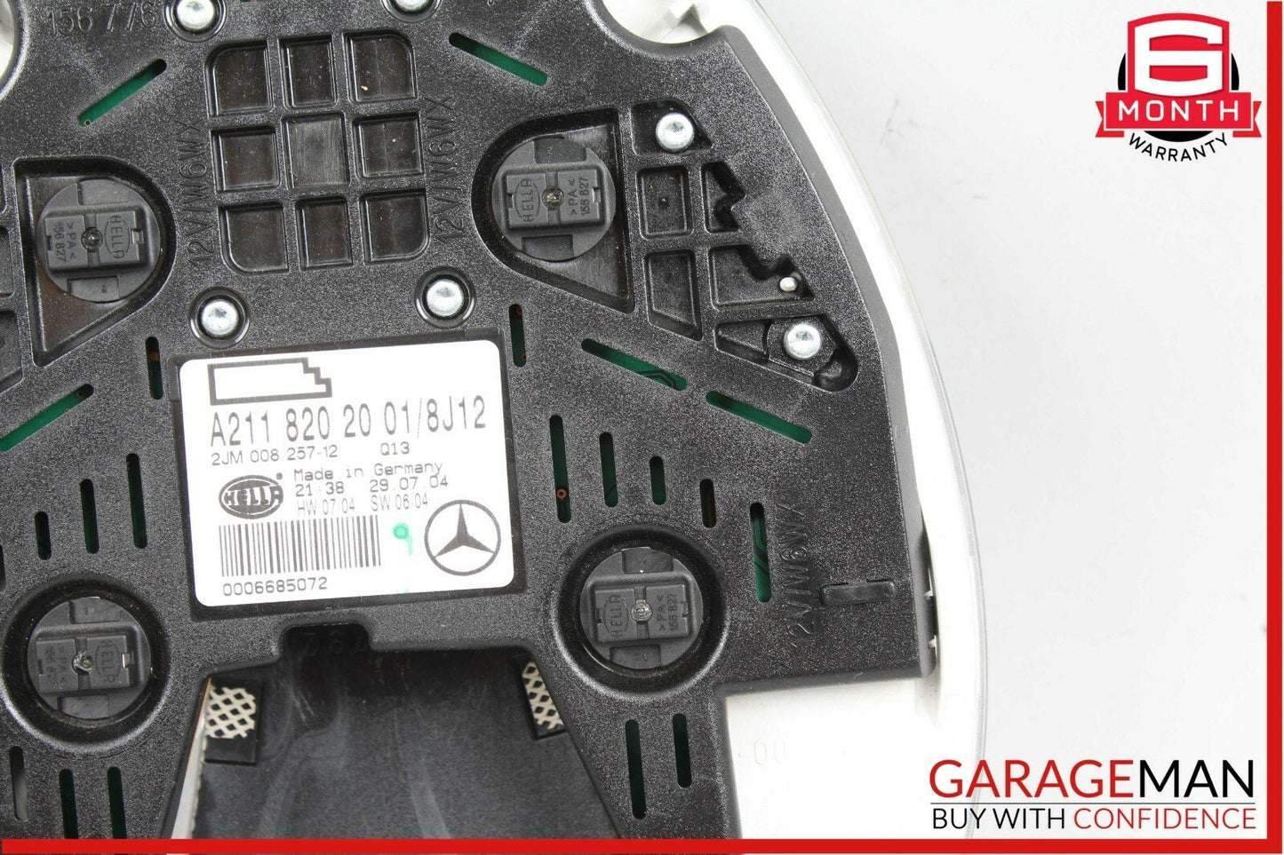 03-11 Mercedes W211 E320 CLS350 Rear Overhead Top Upper Dome Light Lamp Beige
